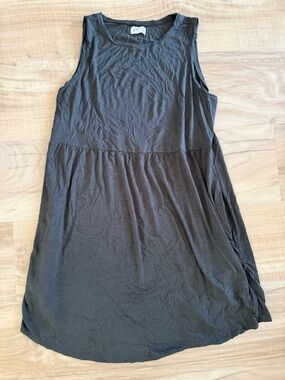Maurice’s 24/7 Knit Sleeveless Dark Gray Swing Dress, 1X